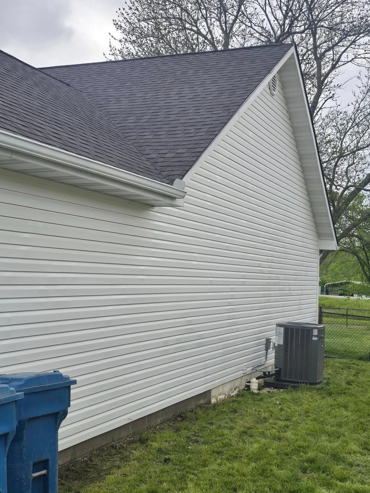 Soft Washing Services House cleaned with soft washing